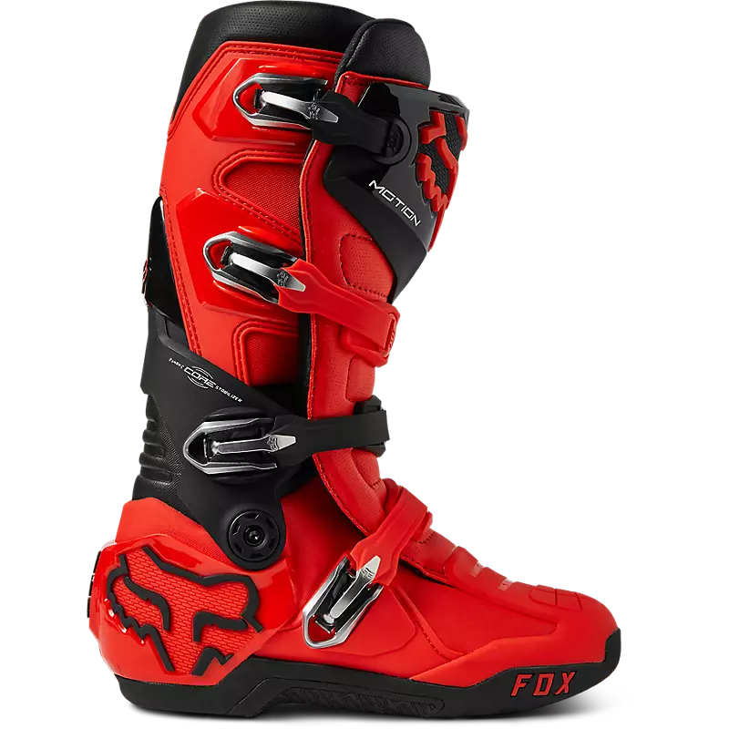 Fox Motion Boots  Fluorescent Red