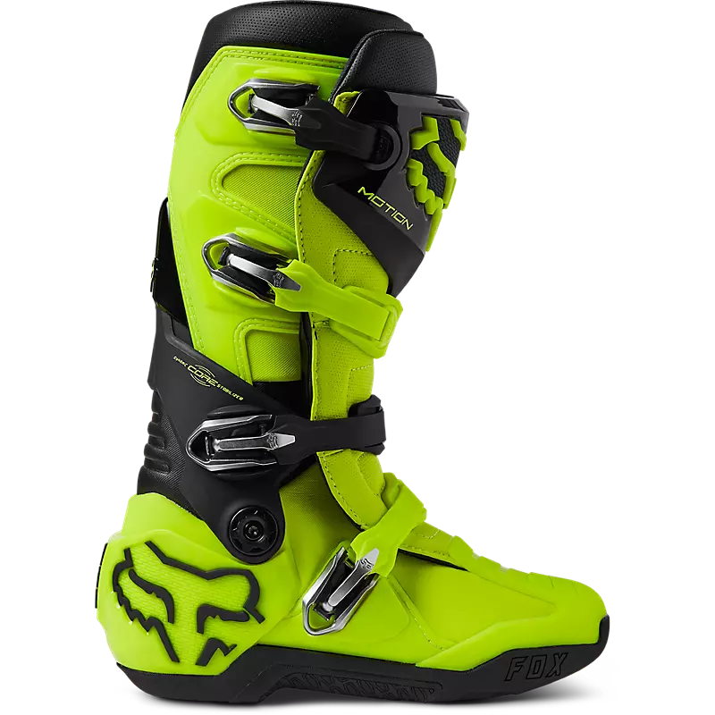 Fox Motion Boots  Fluorescent Yellow