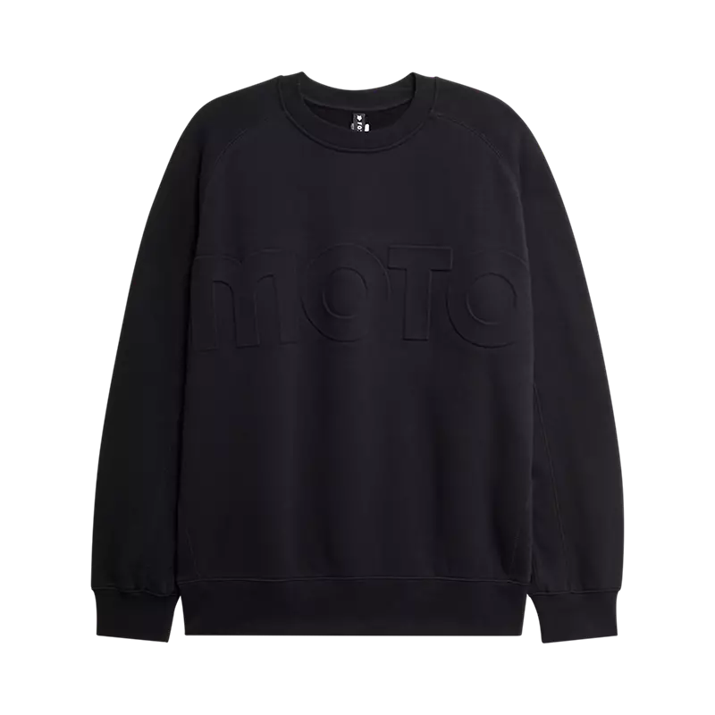 fox Moto-X Oversized Crew Sweatshirt Black