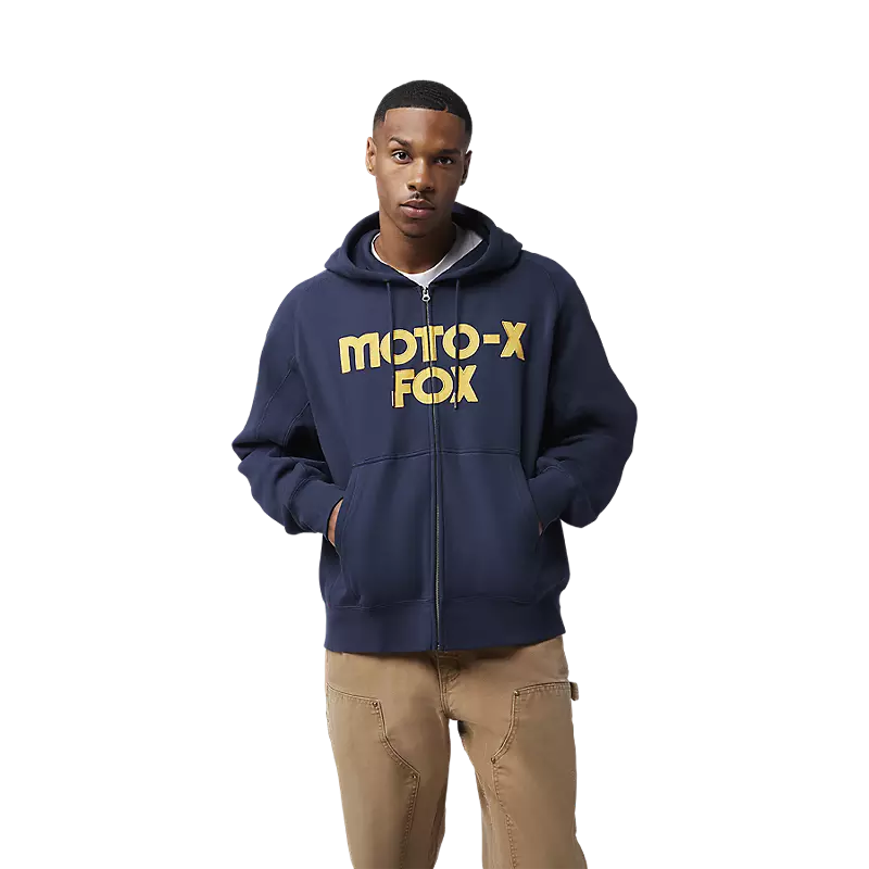 Fox Moto-X Oversized Zip Hoodie  Midnight Blue
