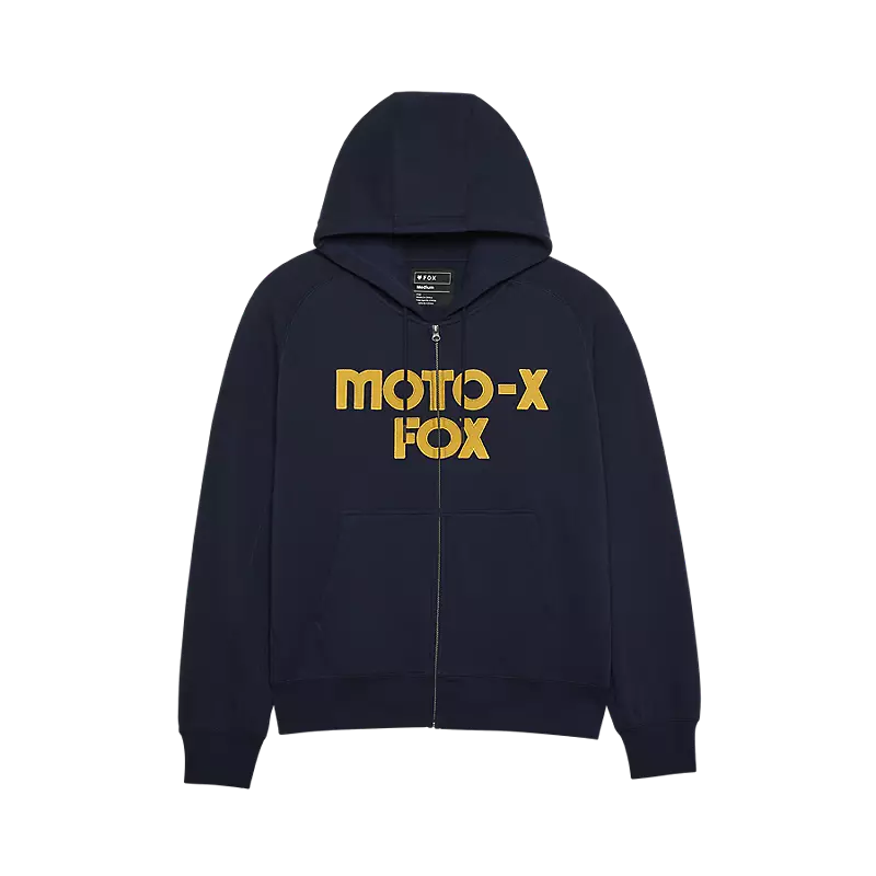 fox Moto-X Oversized Zip Hoodie  Midnight Blue