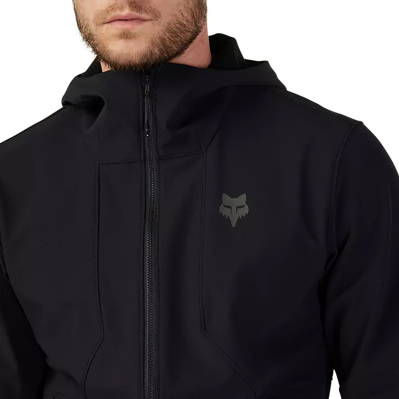 Fox Ranger Fire Hoodie  Black