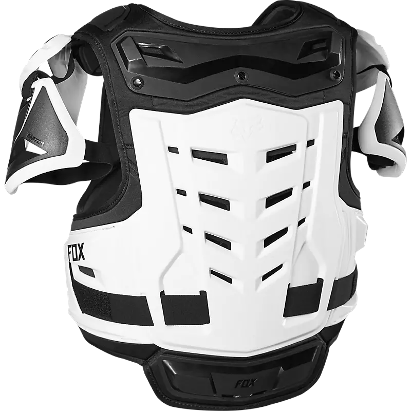 Fox Raptor Vest CE Chest Guard Black/White