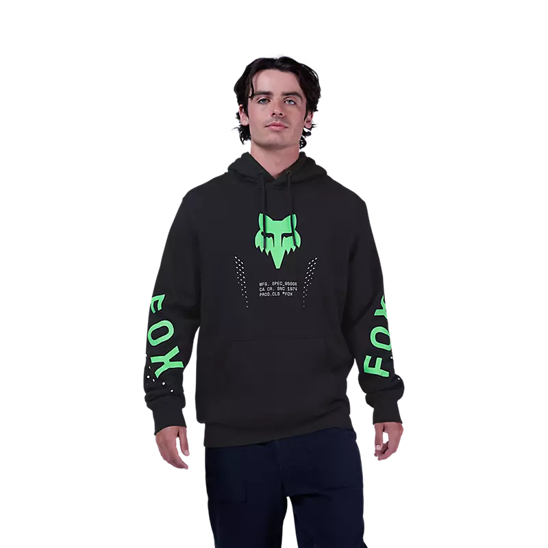 Fox Shield Pullover Hoodie Black