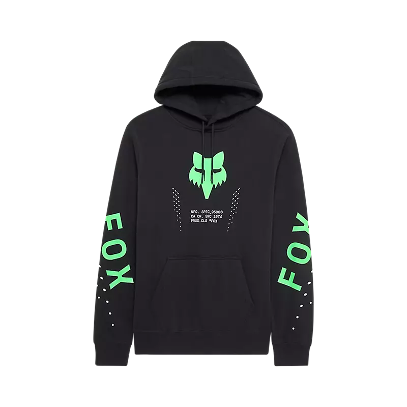 fox Shield Pullover Hoodie Black