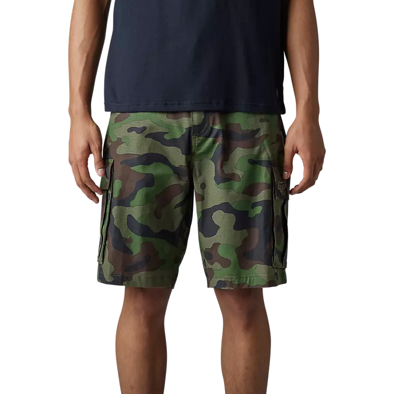 fox Slambozo Camo Shorts Green Camouflage