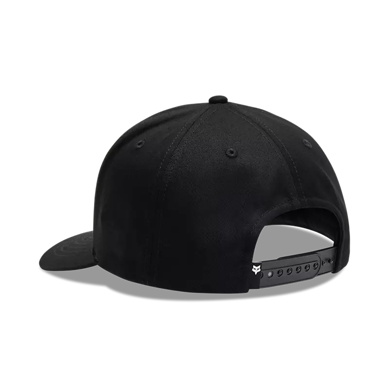 Fox Slogan Snapback Hat Black