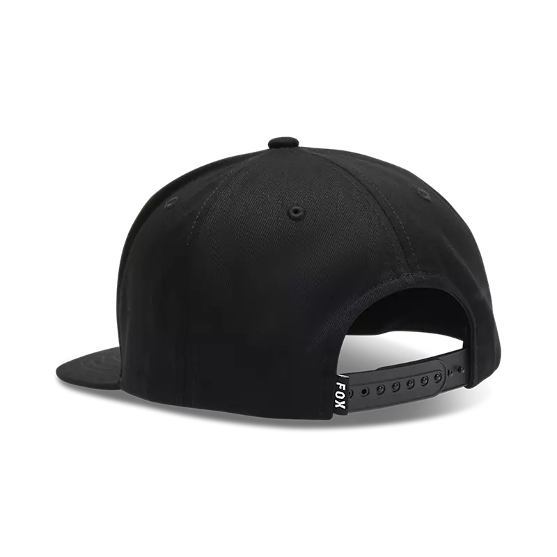 Fox Tread Snapback Hat Black