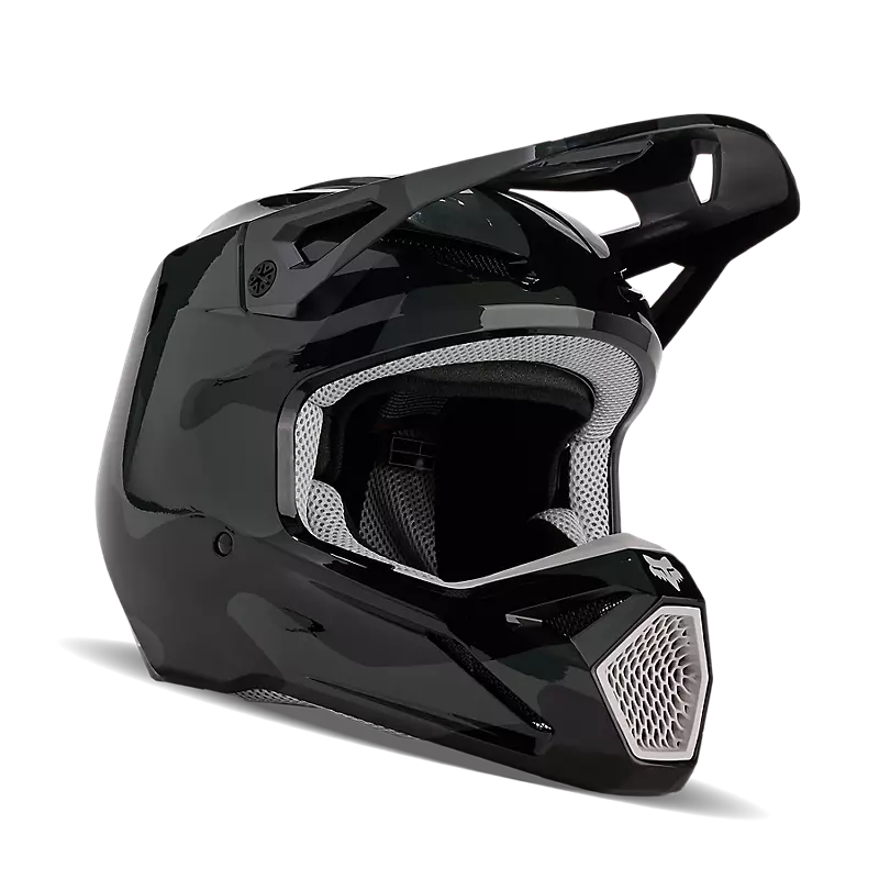 Fox V1 Bnkr Helmet Black Camouflage