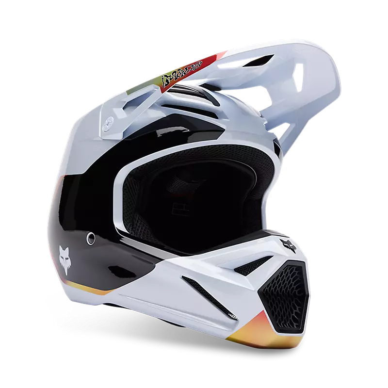 Fox V1 Hello Future Helmet White