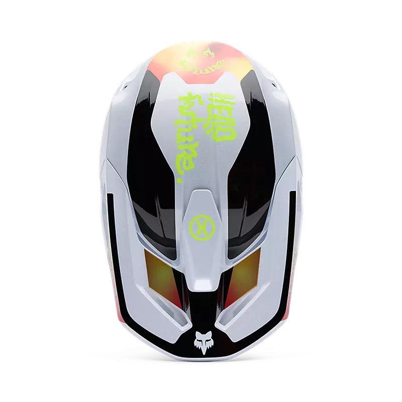 Fox V1 Hello Future Helmet White
