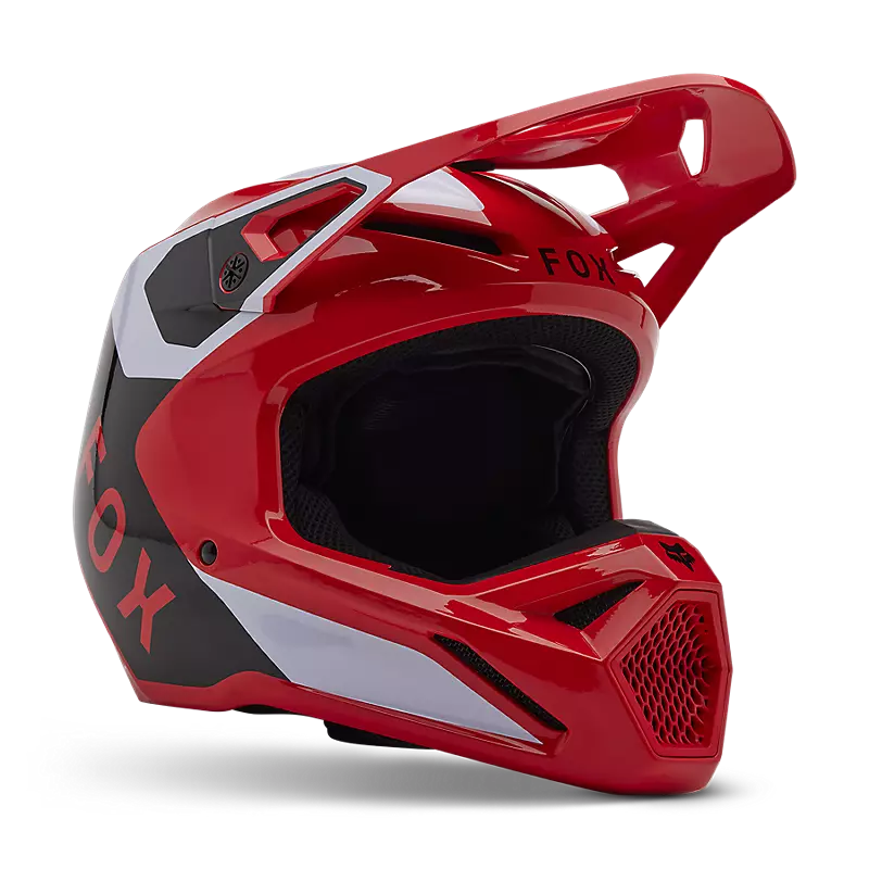 Fox V1 Lean Helmet Fluorescent Red