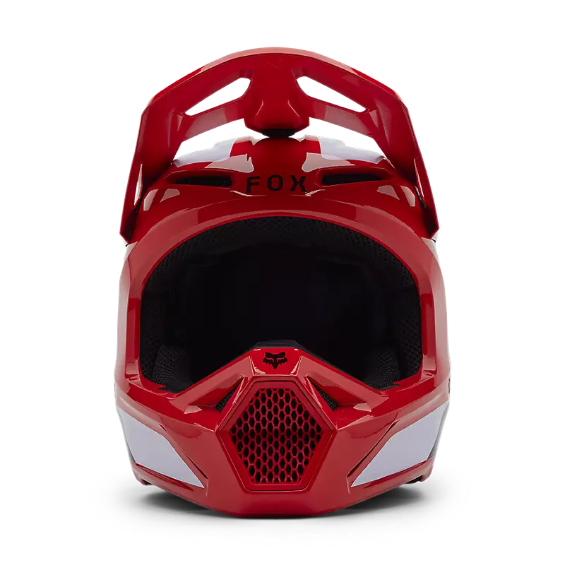 Fox V1 Lean Helmet Fluorescent Red