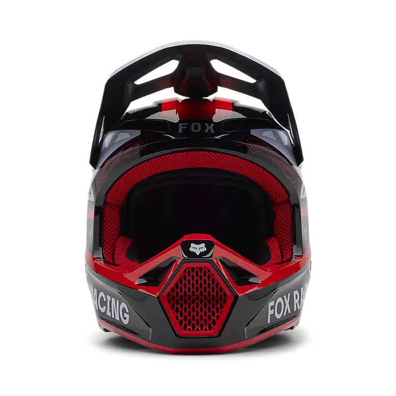 Fox V1 Race Spec Helmet Fluorescent Red
