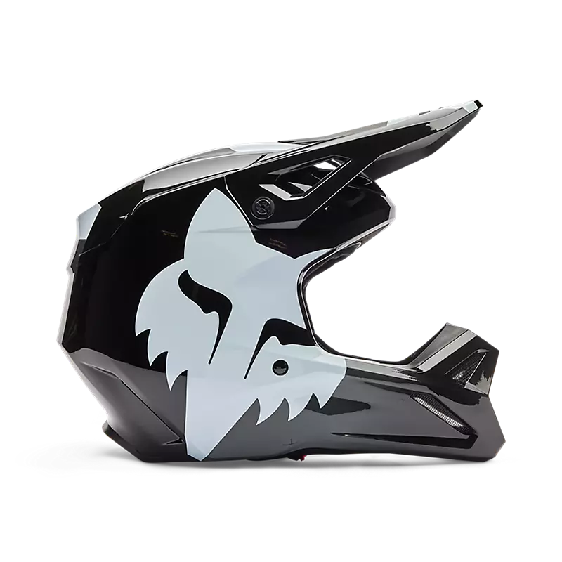 fox V1 Shield Helmet Black