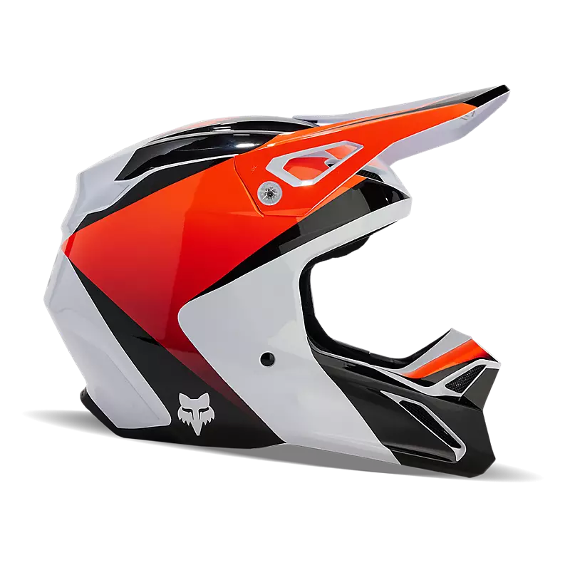 fox V1 Streak Helmet White