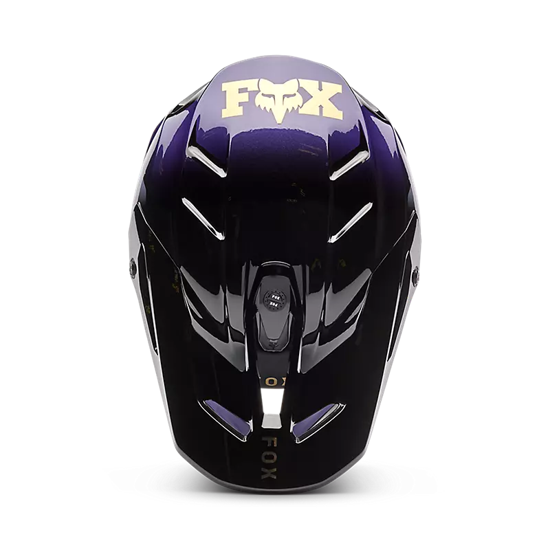 Fox V3 Drip Helmet Black/Purple