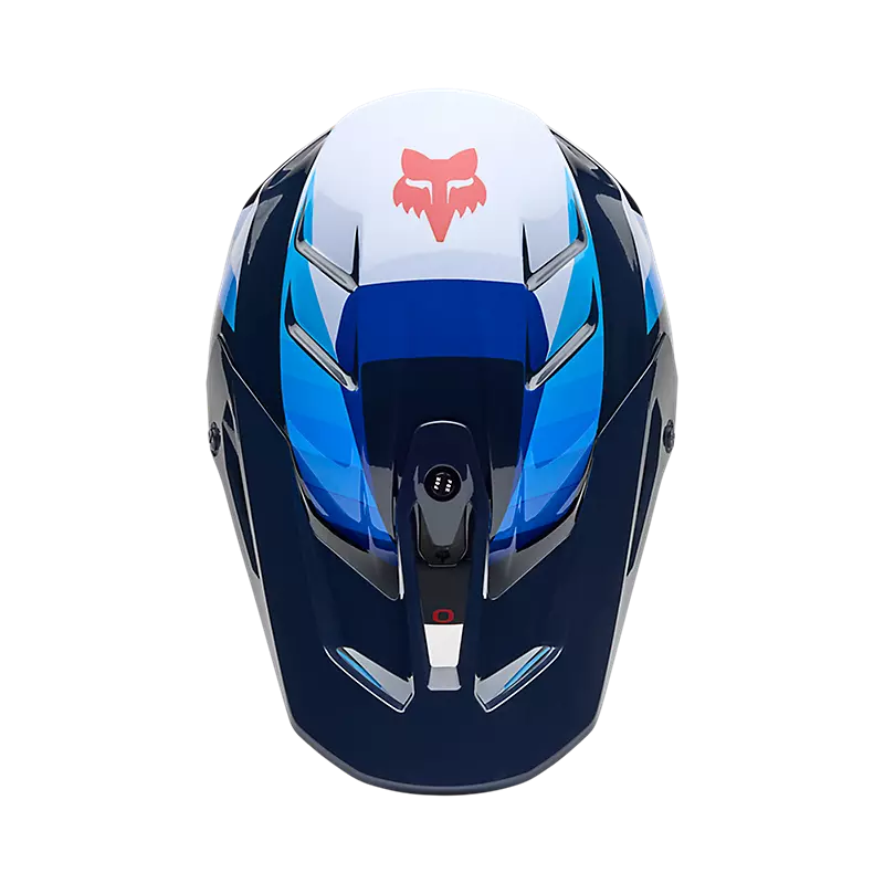 Fox V3 Fade Helmet White/Blue