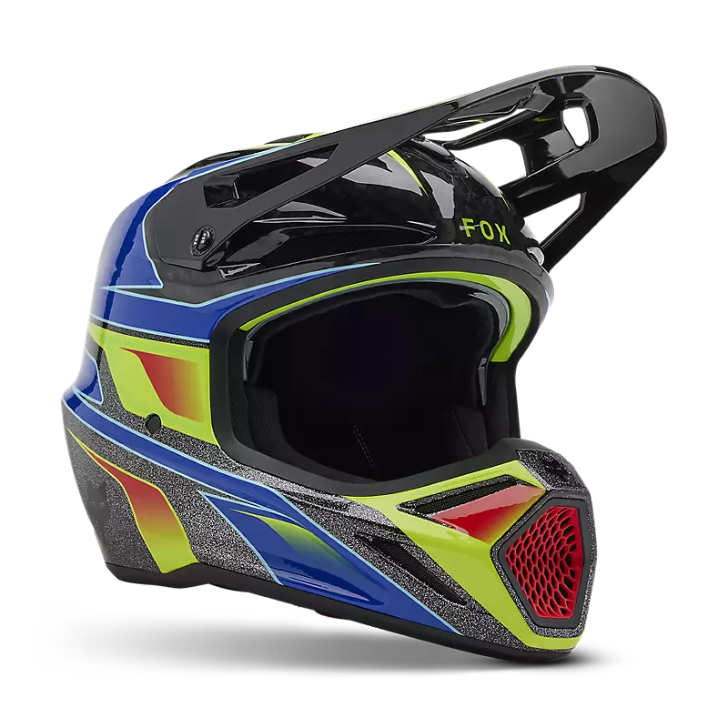 Fox V3 RS Acric Helmet Multi Color