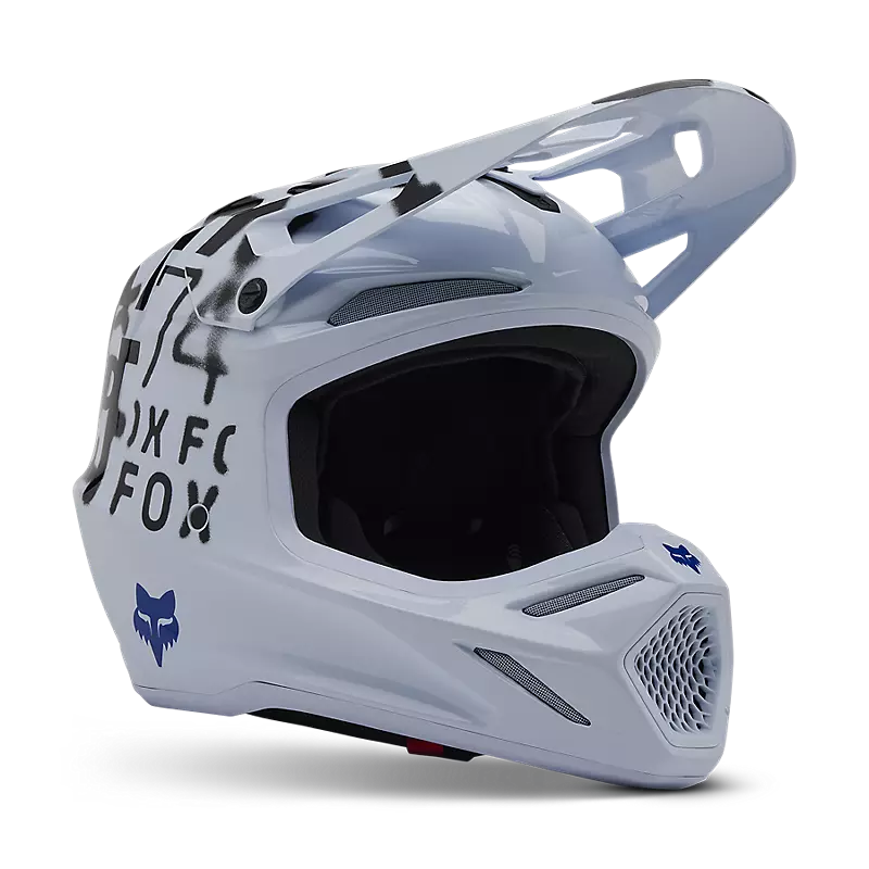 Fox V3 Seventy4 Helmet White