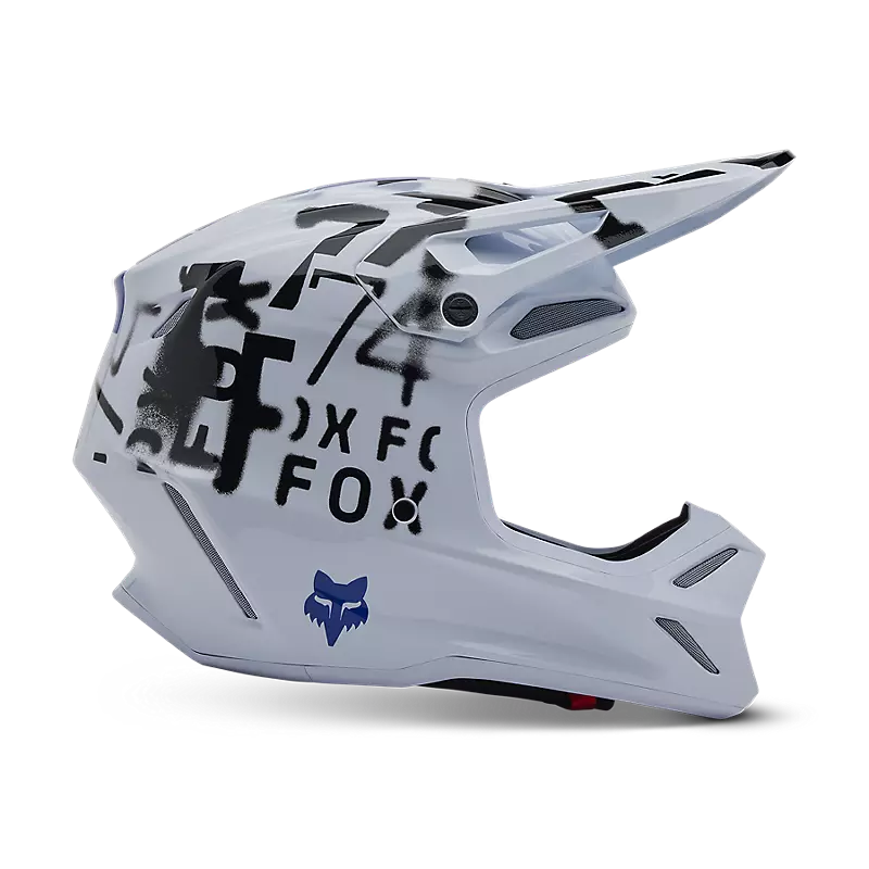 fox V3 Seventy4 Helmet White