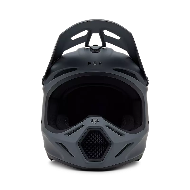 Fox V3 Solid Helmet Graphite Grey