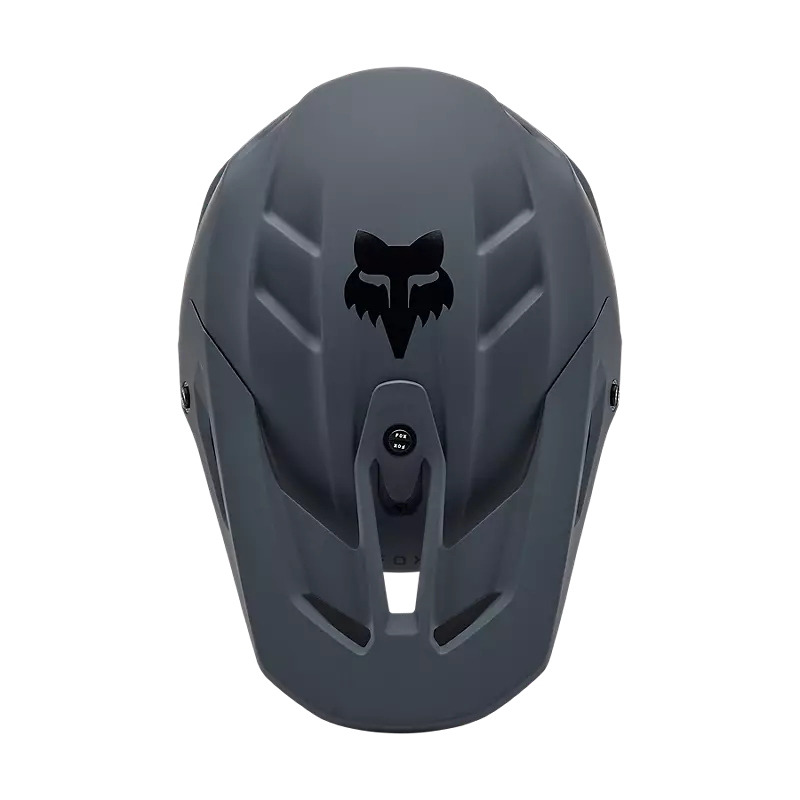 Fox V3 Solid Helmet Graphite Grey
