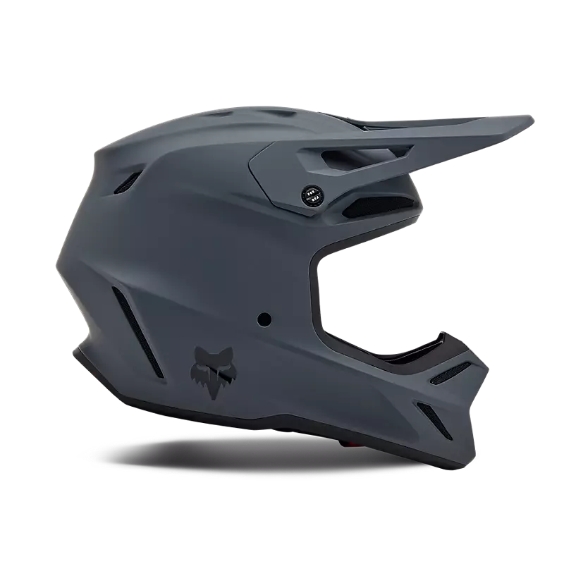fox V3 Solid Helmet  Graphite Grey