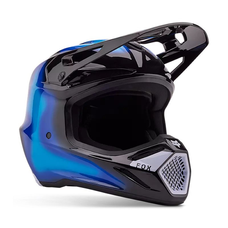 Fox V3 Volatile Helmet Black/Blue