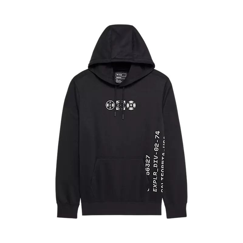 fox Vision Tech Fleece Pullover Hoodie Black
