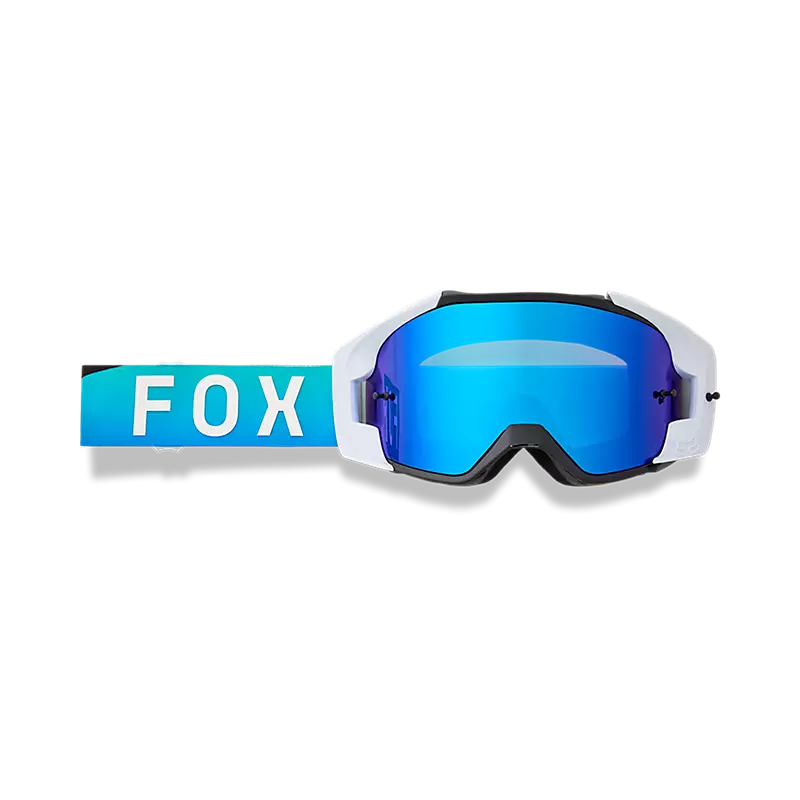 fox Vue Spire Mirrored Lens Goggles Aqua Blue