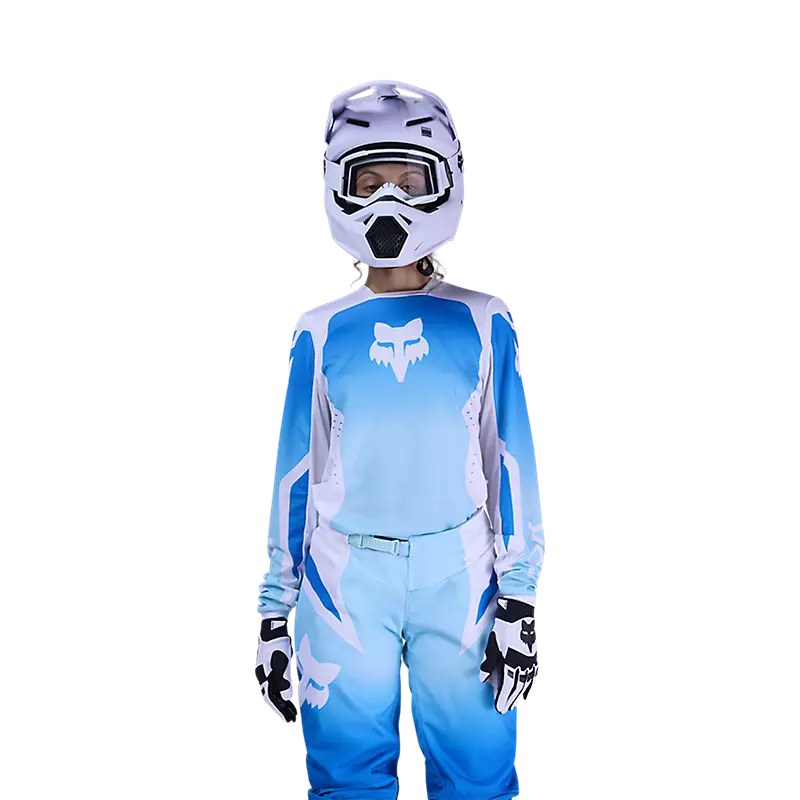 Fox Womens 180 Shield Jersey White/Blue