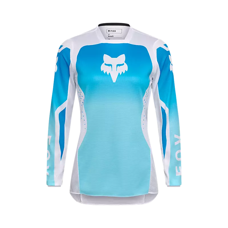 fox Womens 180 Shield Jersey White/Blue