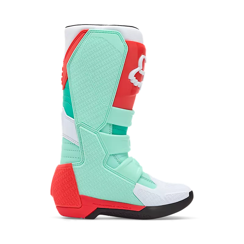 Fox Womens Comp Boots Aqua Blue