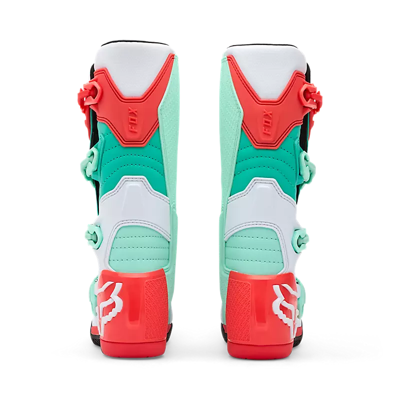 Fox Womens Comp Boots Aqua Blue