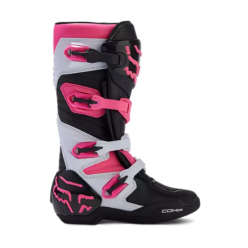 Fox Womens Comp Boots Black/Pink