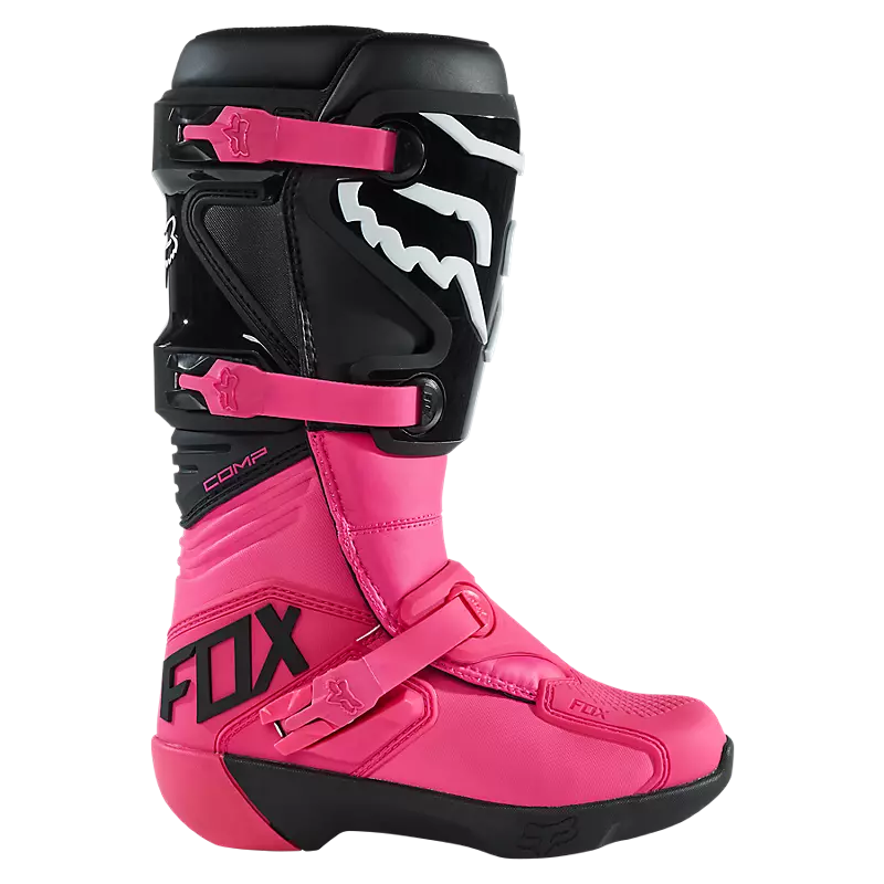 Fox Womens Comp Boots Black/Pink