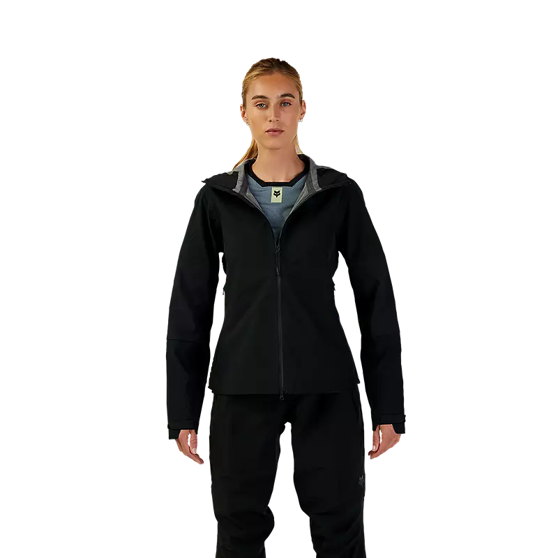 Fox Womens Defend 3-Layer Water Jacket  Black