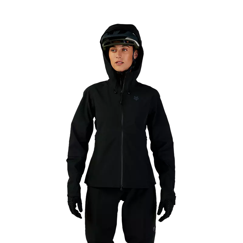 Fox Womens Defend 3-Layer Water Jacket  Black