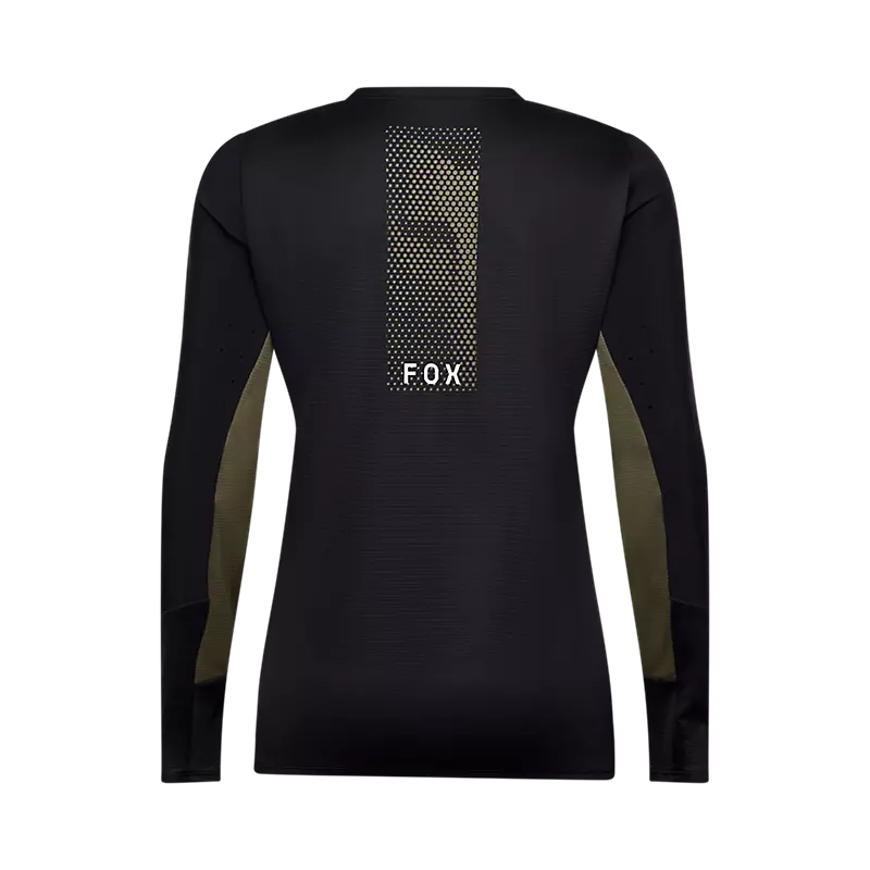 Fox Womens Defend Park Long Sleeve Jersey Black