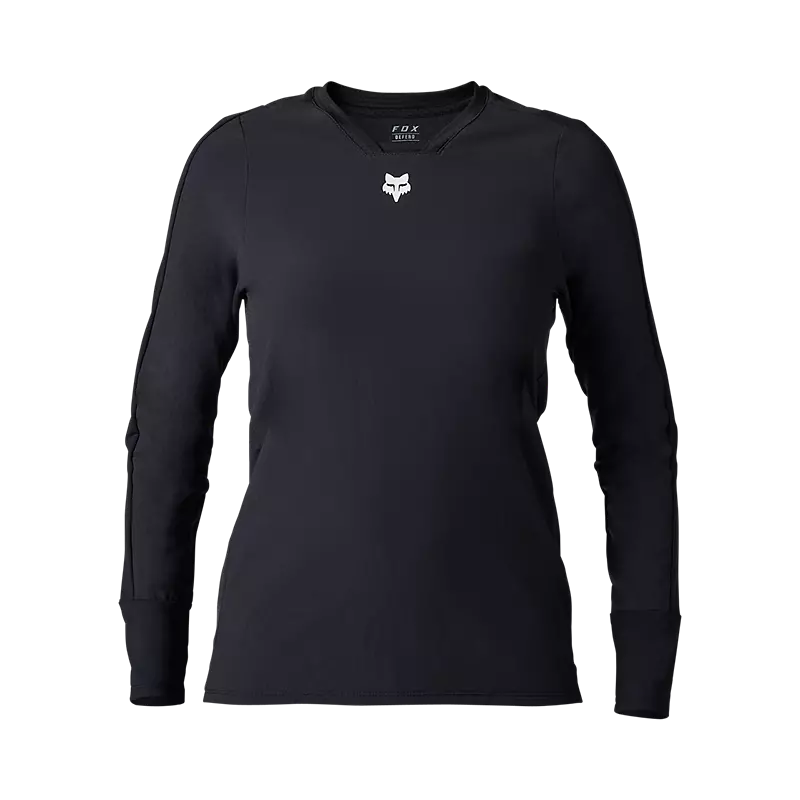 fox Womens Defend Thermal Jersey  Black