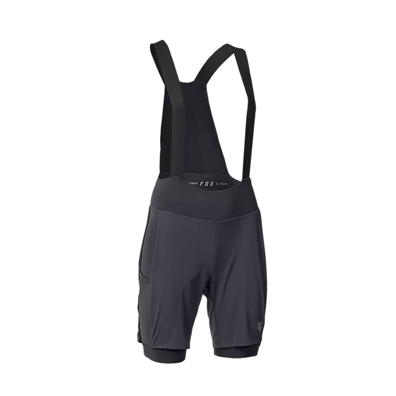 fox Womens Flexair Ascent Cargo Bibs Black