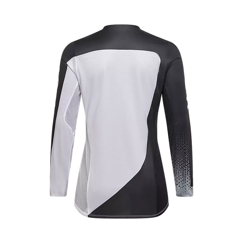 Fox Womens Flexair Fracture Jersey White/Black