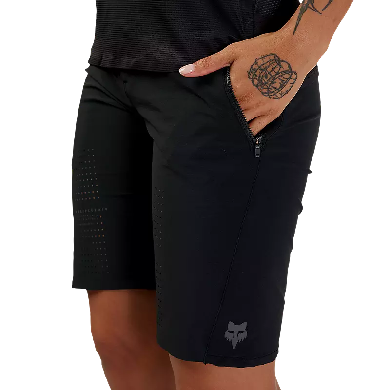Fox Womens Flexair Shorts  Black