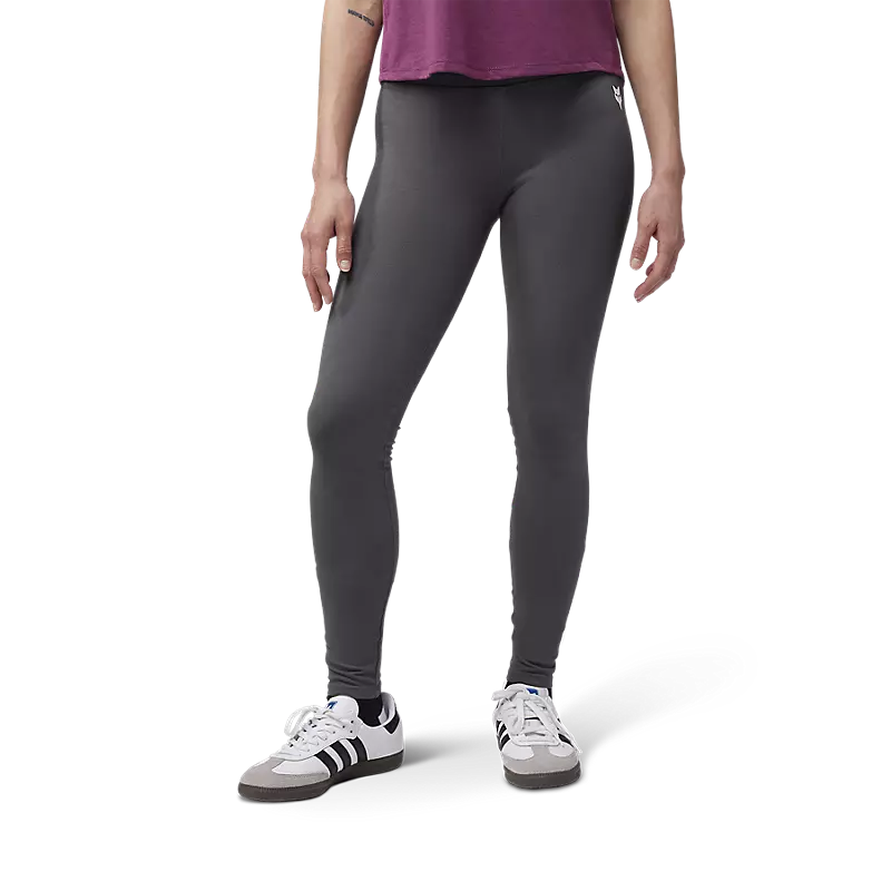 fox Womens Fox Head Leggings Dark Shadow Grey