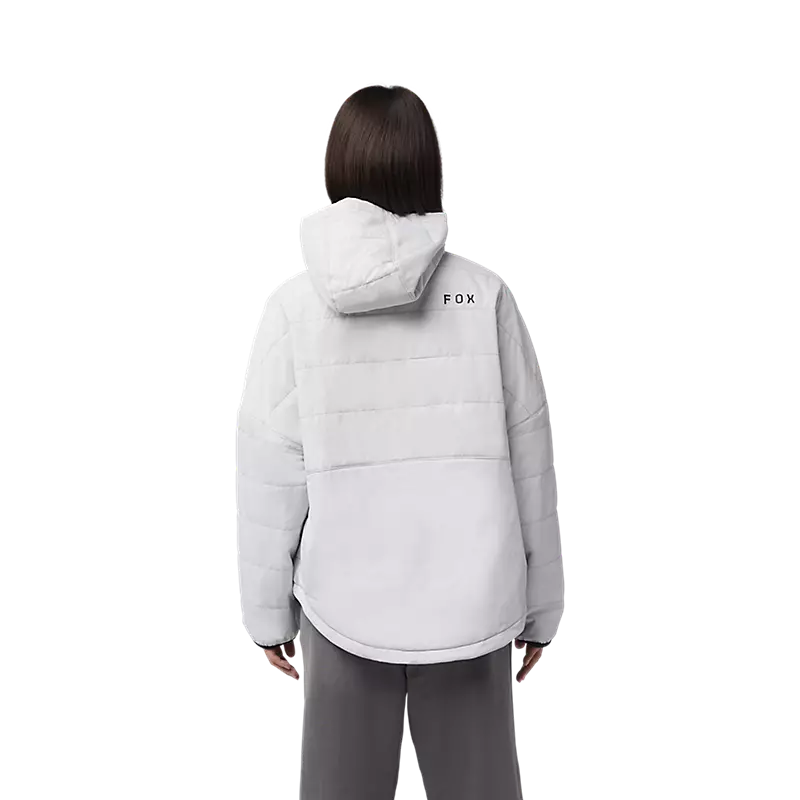 Fox Womens Howell Anorak Jacket Light Grey