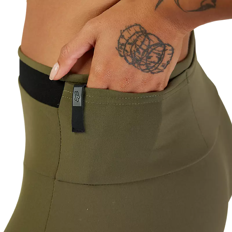 Fox Womens Lukanoe Thermo Leggings Olive Green