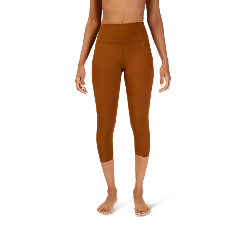 fox Womens Motive 3/4 Leggings Nutmeg Brown