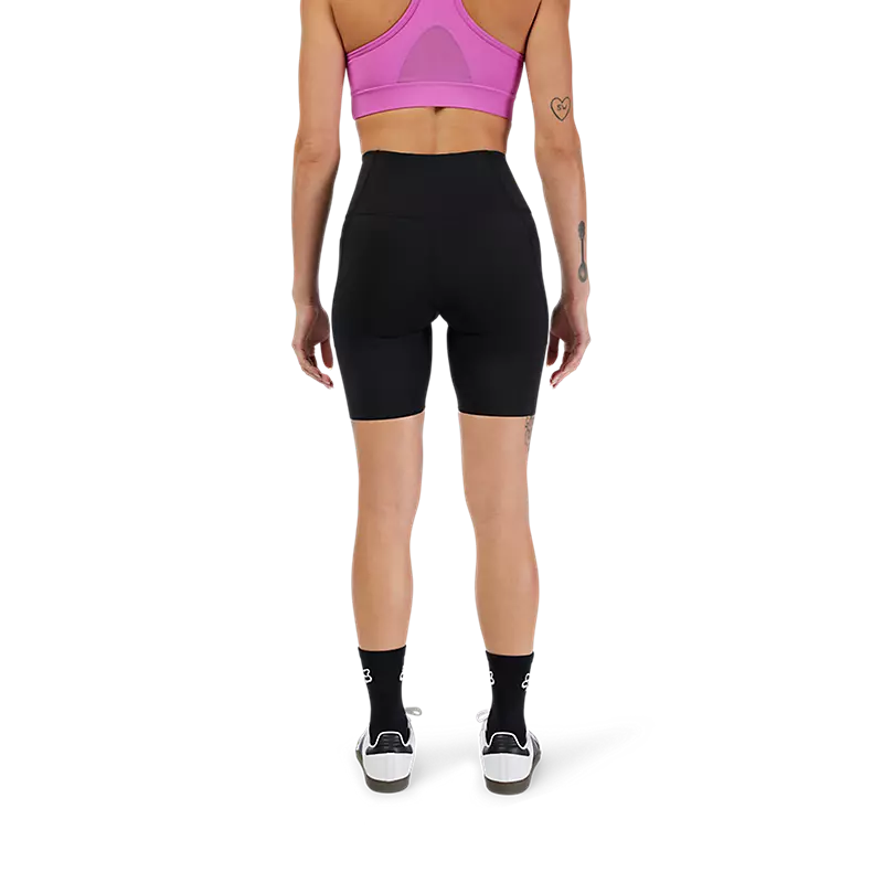 Fox Womens Motive Biker Shorts  Black