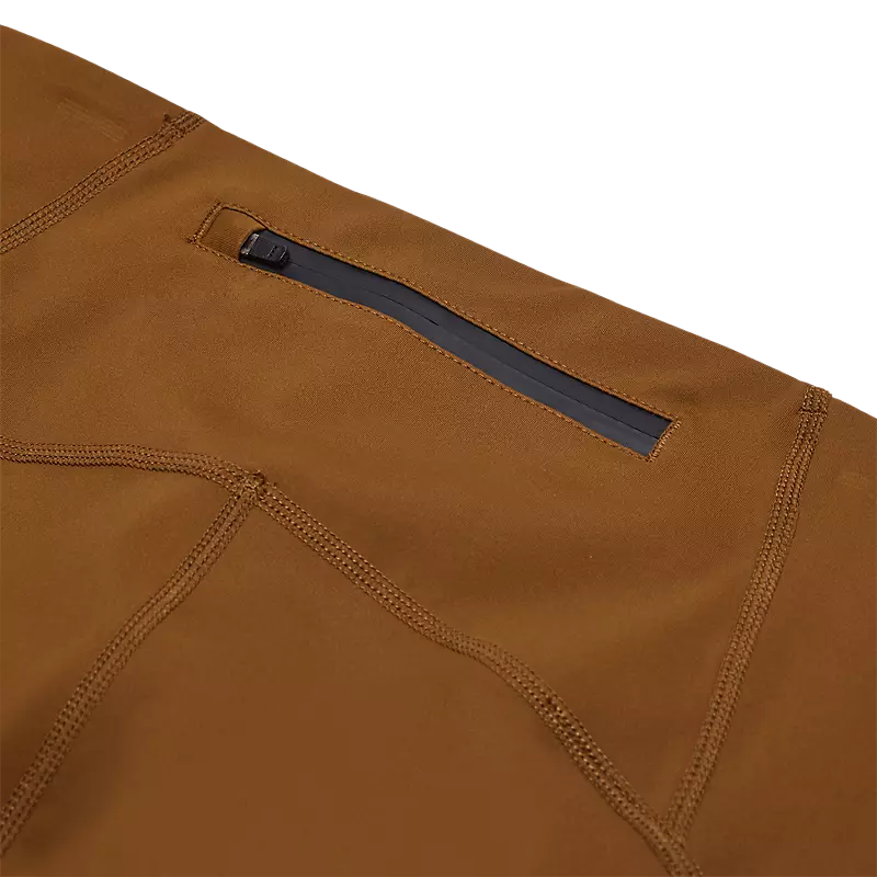 Fox Womens Motive High-Rise 9" Shorts Nutmeg Brown